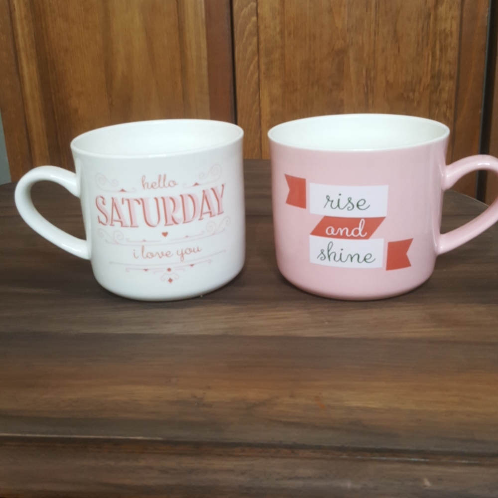 Opalhouse NWT Stoneware Coffee Tea Mugs Set of 2
